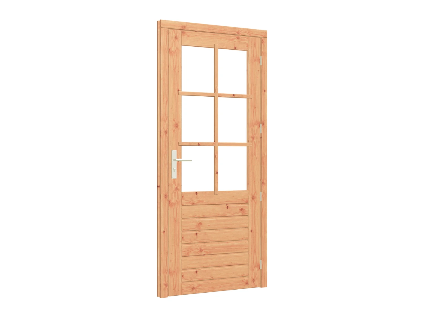 Trendhout Stapeldorpeldeur Enkele Deur Rechtsdraaiend 96.4 x 213.6 cm - Afbeelding 1